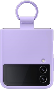 Панель Samsung Silicone Cover with ring для Galaxy Flip 4 Lavender (8806094622454)