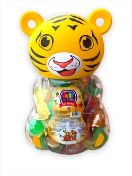Akbulak желе фруктове в банці-скарбничка Fruit Jelly Жовтий тигр 100 шт