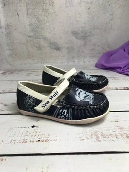 Туфлі мокасини дитячі Little Deer 27 - 17 см Синій (822)