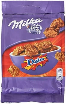 Конфеты Milka Карамель Daim 145г