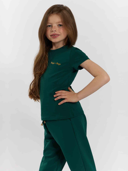Koszulka dziecięca dla dziewczynki Tup Tup 101500-5000 104 cm Zielona (5907744499761)