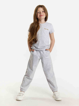 Koszulka dziecięca dla dziewczynki Tup Tup 101500-8110 104 cm Szara (5907744500061)
