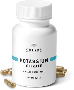 Дієтична добавка Cheers Potassium Citrate 90 капсул (5907222983034)