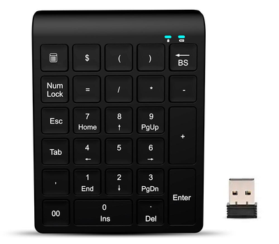 Цифровая клавиатура USB беспроводная 27 клавиш