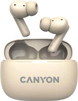 Навушники Canyon TWS-10 OnGo ANC ENC Beige (CNS-TWS10BG)
