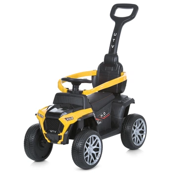 Каталка-толокар Bambi M 4802EL-6 (колеса: Ø8.8"/EVA, батьк. ручка, страхувальний бампер, сидіння: екошкіра, музика, до 23 кг)