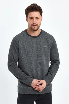 Свитер casual Trend Collection 2071 серый (GRI) L