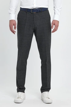Штани slim fit Trend Collection 006 чорно-сірий (COL. 6) 30