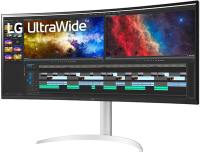 Монітор 37.5" LG Business Curved UltraWide (38BQ85C-W)