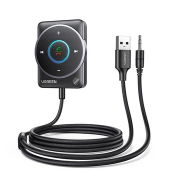 Автомобильный Bluetooth-адаптер Ugreen CM723 AUX ресивер (приемник