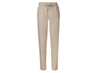 Штани Boyfriend лляні для жінки Esmara LIDL 408462 34(XS) бежевий