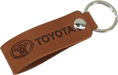 Брелок на ключі Toyota коричневий (Україна) (шкіра)