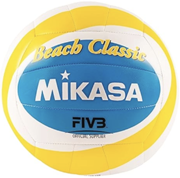 М'яч для пляжного волейболу Mikasa Beach Classic, FIVB Official, поліуретан, чотириколірний.(OB_81CC7F051B51)