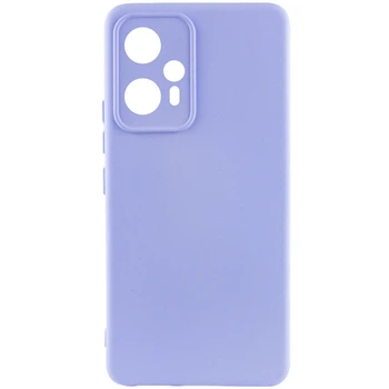 Противоударный Чехол Silicone Cover Lakshmi Full Camera (A) для Xiaomi Redmi Note 12T Pro Сиреневый / Dasheen