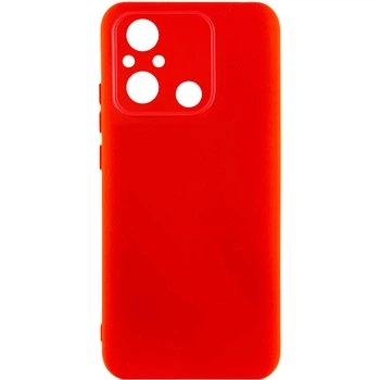 Протиударний Чохол TPU GETMAN Liquid Silk Full Camera для Xiaomi Redmi 12C Червоний / Red