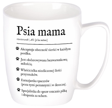 Чашка порцелянова Nadwyraz Psia Mama 380 мл (5905159700243)