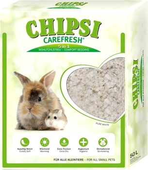 Наповнювач для гризунів Chipsi Carefresh Pure White 50 l (0066380001372)