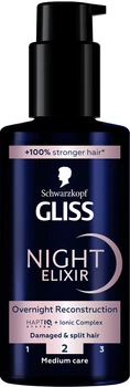 Kuracja Gliss Kur Overnight regenerująca na noc 100 ml (9000101702286)