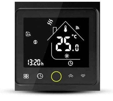 Терморегулятор сенсорний програмований In-Therm PWT-002 DOUBLE BLACK з Wi-Fi
