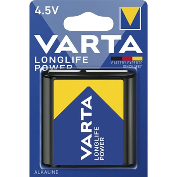 Батарейка щелочная Varta Longlife Power (4912) 3LR12 ("Планета"), 4.5V, Blister