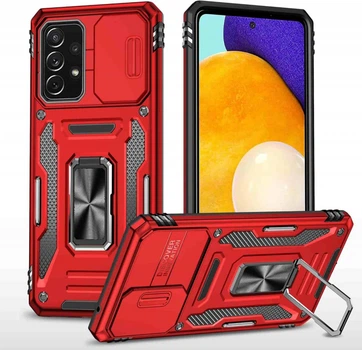 Удароміцний чохол Camshield Army Ring для Samsung Galaxy A73 5G Червоний / Red - 00000055274_3
