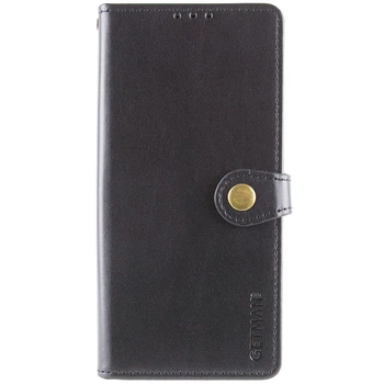 Кожаный чехол-книжка GETMAN Gallant (PU) для Xiaomi Redmi Note 13 4G Черный