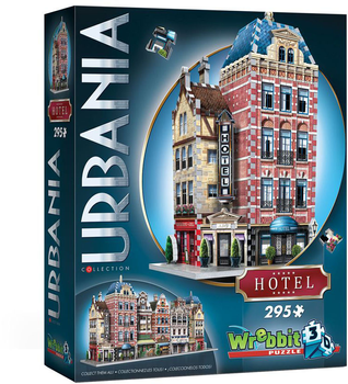 3D Пазл Wrebbit 3D Urbania Hotel 295 елементів (0665541005015)