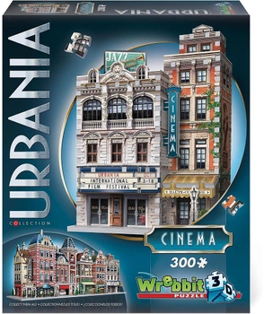 3D Пазл Wrebbit 3D Urbania Cinema 300 елементів (0665541005022)