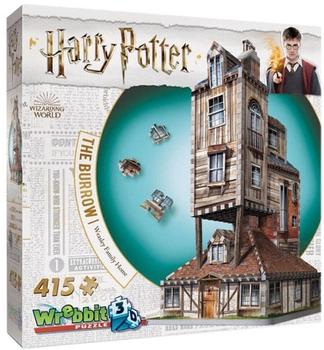 3D Puzzle Wrebbit 3D The Burrow Weasley Family Home 415 elementów (0665541010118)