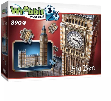 3D Puzzle Wrebbit 3D Big Ben 890 elementów (0665541020025)