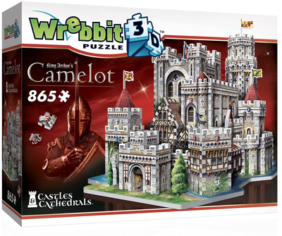 3D Puzzle Wrebbit 3D King Arthurs Camelot 865 elementów (0665541020162)