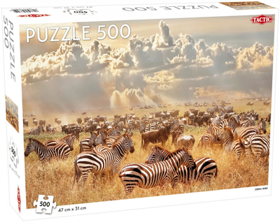 Puzzle Tactic Zebra Herd 500 elementów (6416739566559)