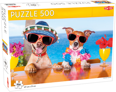 Puzzle Tactic Holiday Hounds 500 elementów (6416739583112)