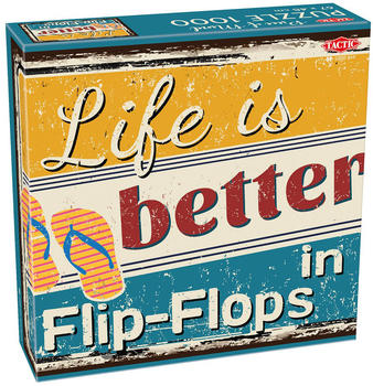 Puzzle Tactic Flip-Flops Piece of Mind 1000 elementów (6416739586588)