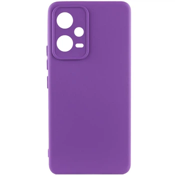 Протиударний Чохол Silicone Cover Lakshmi Full Camera (A) для Xiaomi Poco X5 5G / Redmi Note 12 5G Фіолетовий/Purple