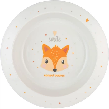 Мисочка пластикова Canpol Babies Cute Animals Лисичка 270 мл (4/412_ora)