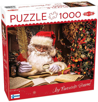 Puzzle Tactic Santa Claus in his house 1000 elementów (6416739592190)