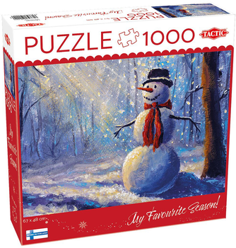 Puzzle Tactic Happy Snowman 1000 elementów (6416739592220)