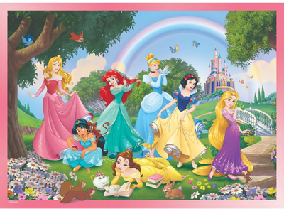 Puzzle dwustronne Lisciani Plus Disney Princess 24 elementy (8008324073993)