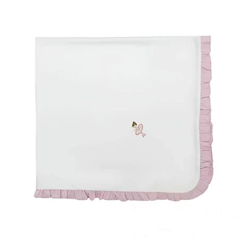 Плед детский двойной Magnolia Baby 1005-62 Белый/Розовый