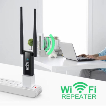 Репитер Wi-Fi усилитель сигнала Repeater 9205 черный