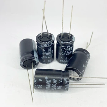 Электролитические конденсаторы 2200 мкф x 16 В - 13x21 мм 105 °C HITANO [DIST-5369]