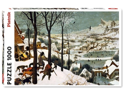 Puzzle Piatnik Bruegel Myśliwi na Śniegu 1000 elementów (9001890552342)