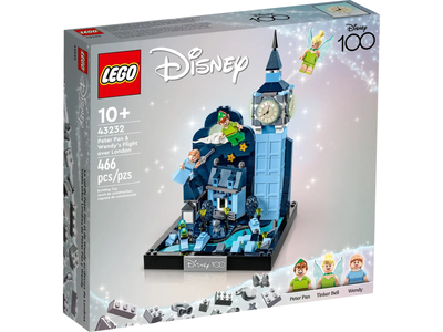 Zestaw klocków LEGO Disney Lot Piotrusia Pana i Wendy nad Londynem 466 elementów (43232)