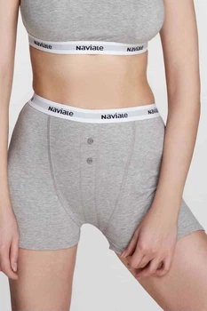 Трусики-шортики Naviale 3(M) Серый меланж (97006)