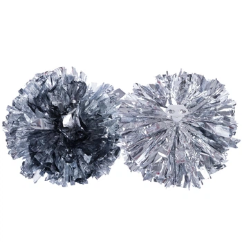 Помпоны для черлидинга и танцев SP-Sport Pom-Poms Action 0352 1шт Silver