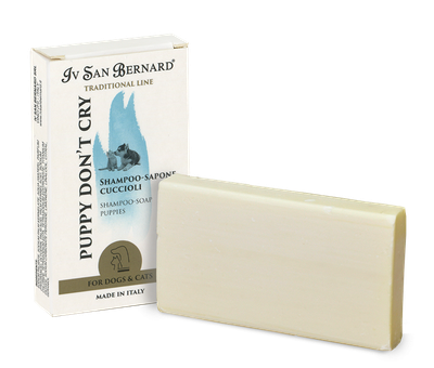 Шампунь-мыло "без слез" для щенков и котят Iv San Bernard Puppy Don't Cry Shampoo-soap 75 г