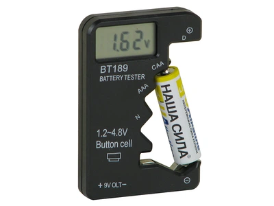 Цифровий тестер батарей LCD-BT189 чорний