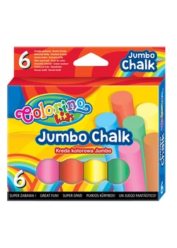 Набор мелков 6 шт. COLORINO Jumbo 6 цв. (65818PTR)
