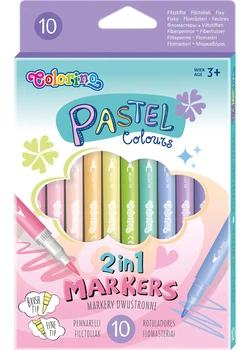 Фломастеры 10 цв. COLORINO Pastel (80875PTR)